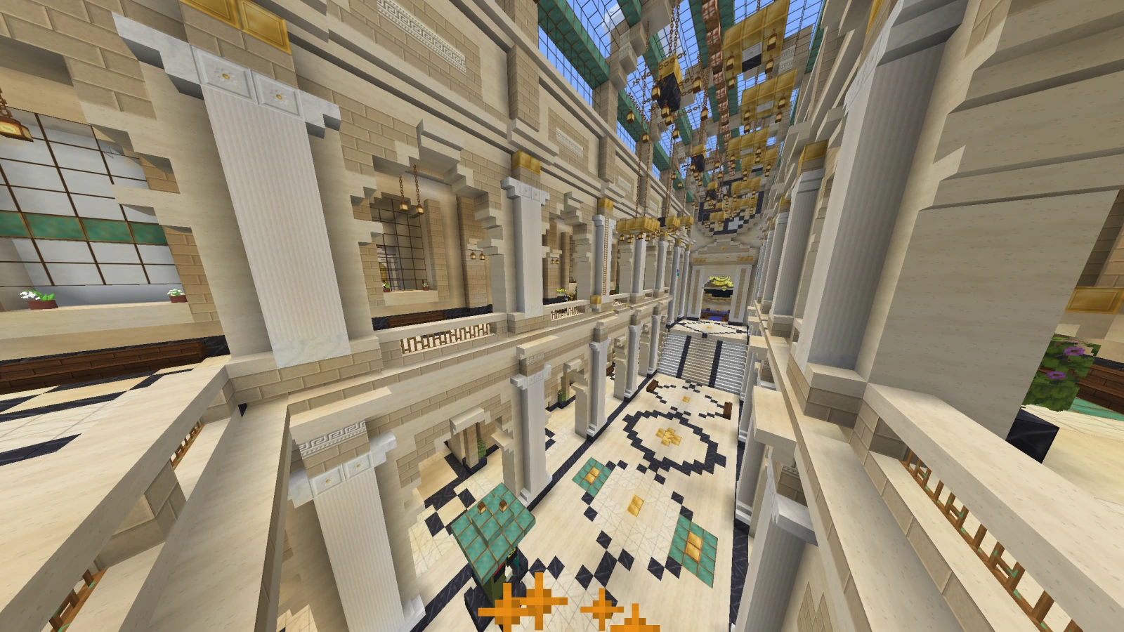 Atrium der VisMC-Lobby